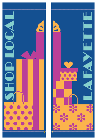 Shop Local Lafayette Banners