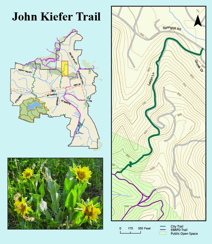 John Kiefer Trail Map