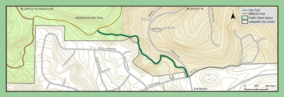 Moraga Rd to Reservoir Rim_Map