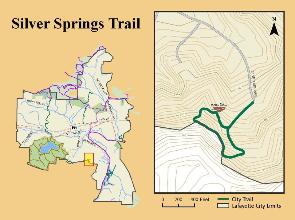 Silver Springs Trail Map