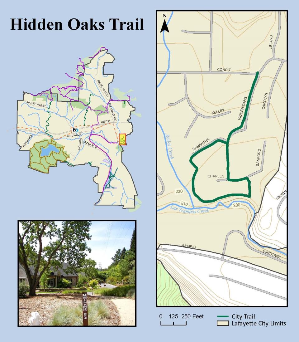 Hidden Oaks Trail Map