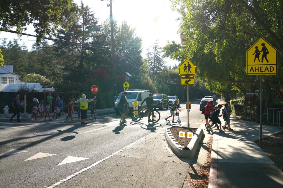 Crosswalk near Happy Valley ES