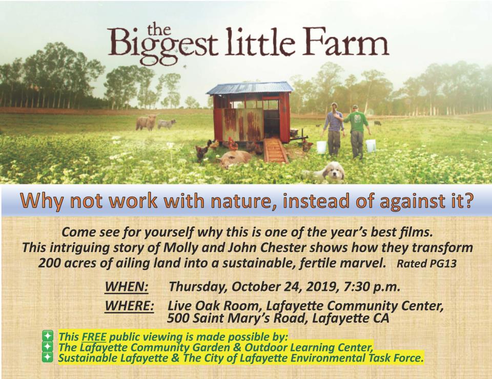 Biggest Little Farm Flier